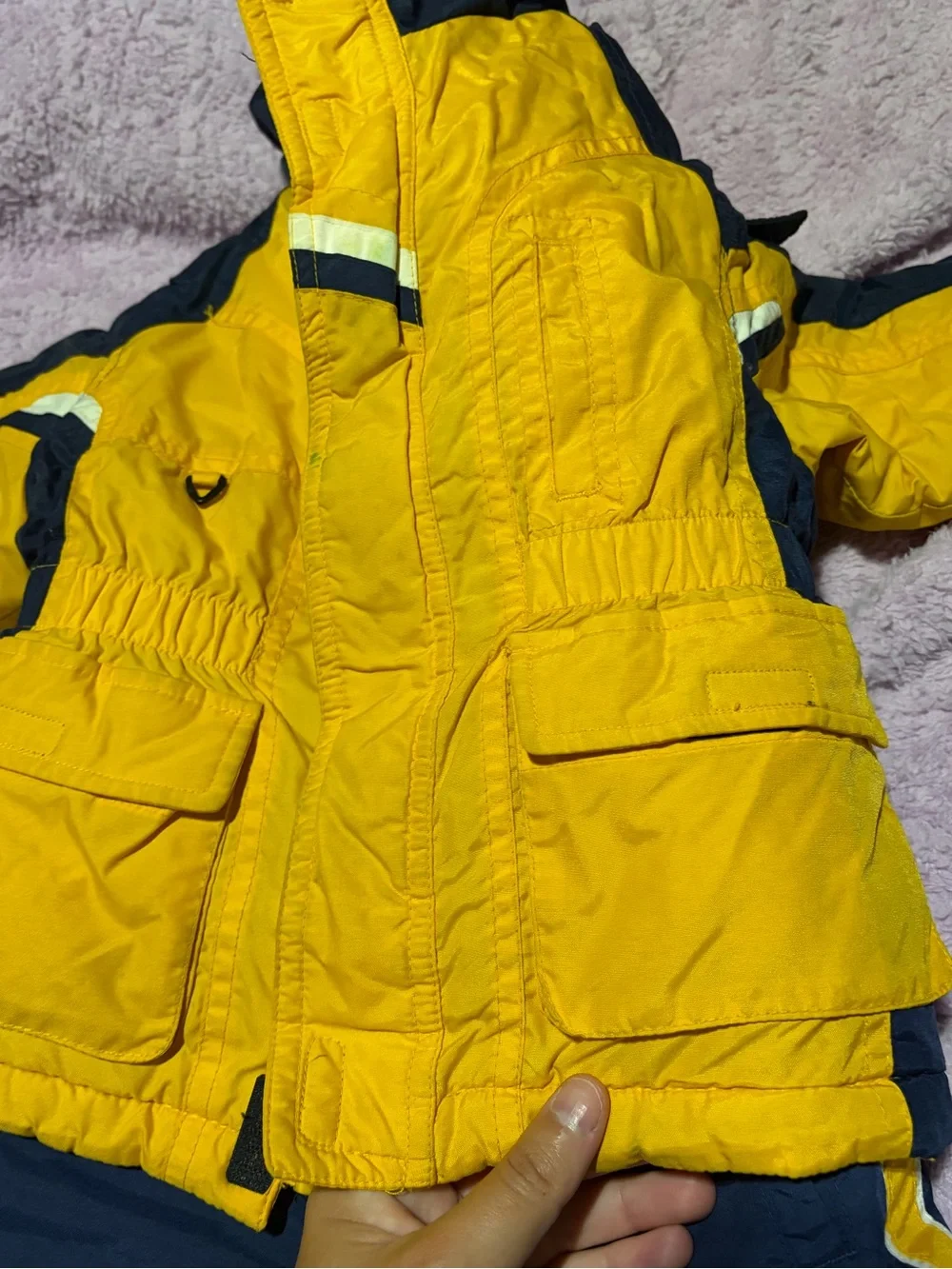 Kids Navy Snow bibs and coat